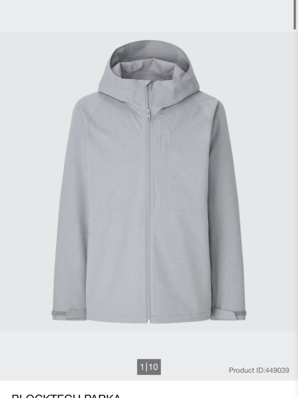 Uniqlo Blocktech Parka Jacket